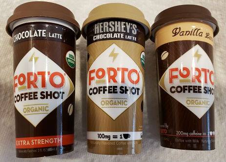 Forto Coffee Shot image of three forto containers