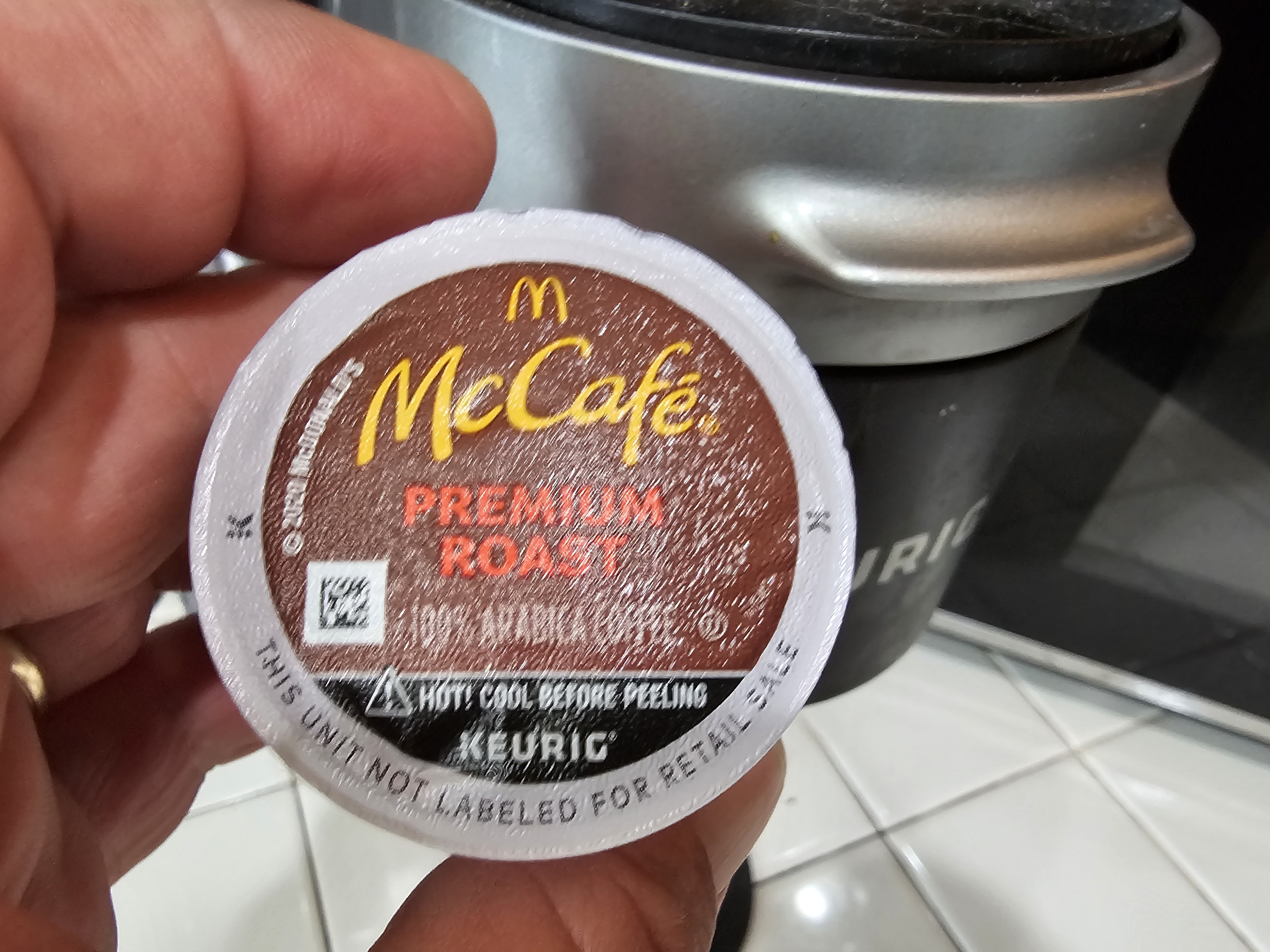 Picture of a McDonald's coffee pod