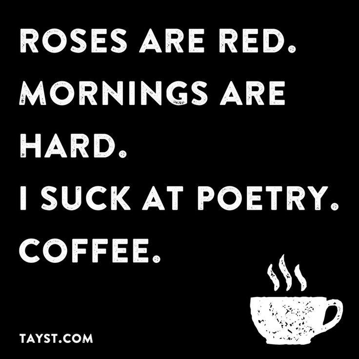 How would a coffee poem go