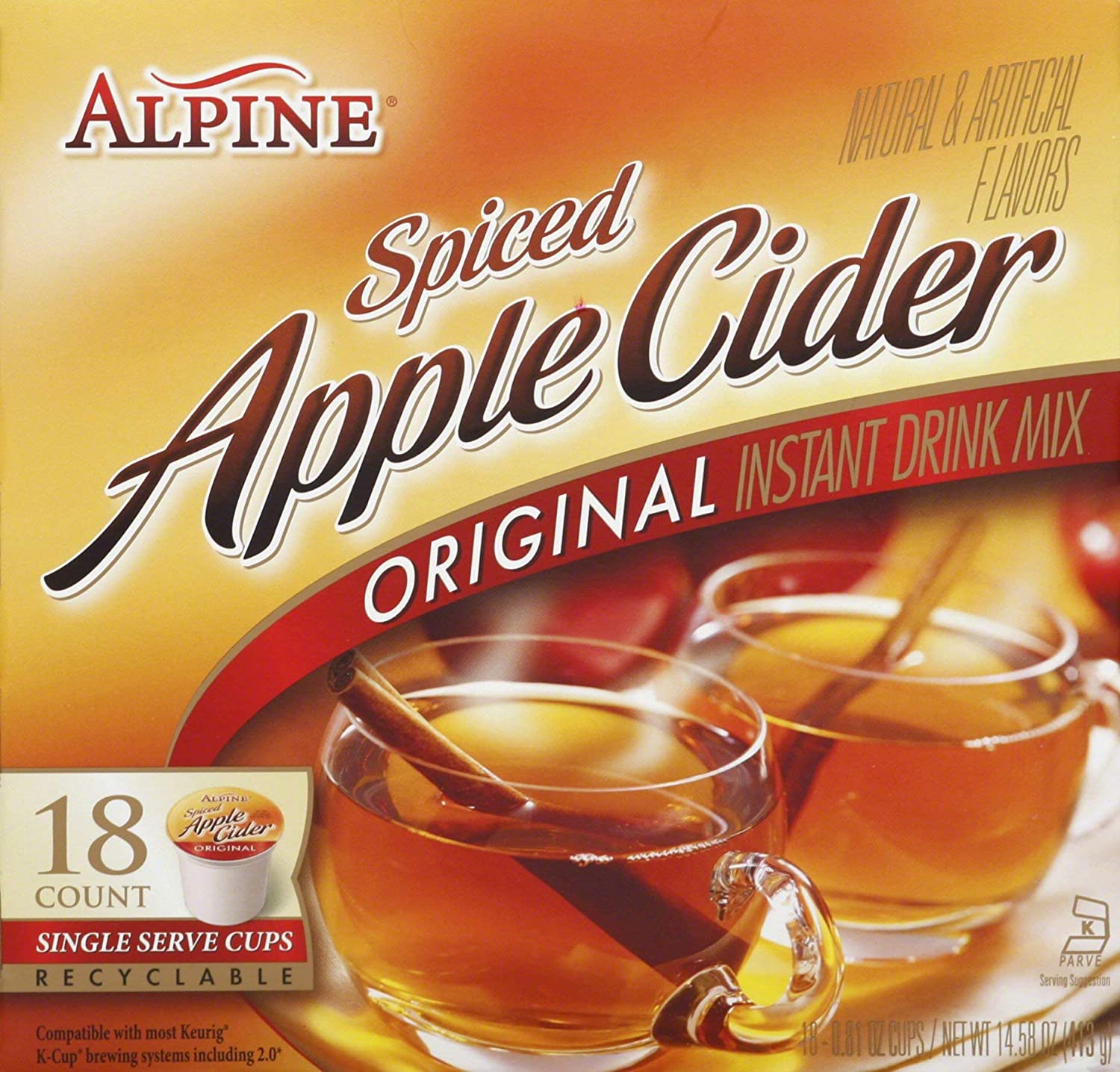 Alpine Original Spiced Apple Cider keurig coffee pods