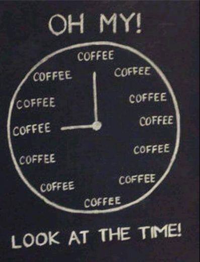 it's coffee o'clock somewhere image