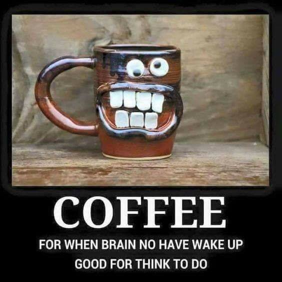 coffee meme Coffee Brain Have No Wake Up image - Coffee is the end all be all wake you up and go juice