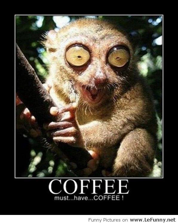 Coffee eyes tells the whole story