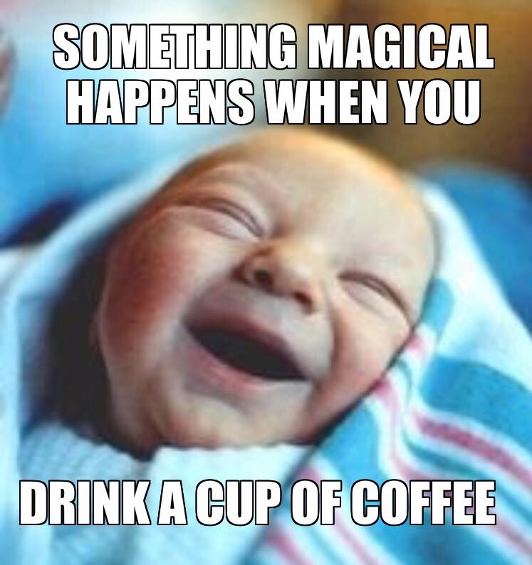 Coffee magic meme