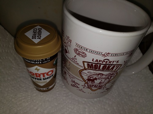 Forto Coffee Shot size comparison photo