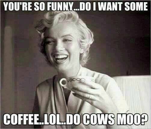 Yes She Wants Coffee in Marilyn Monroe Coffee Meme