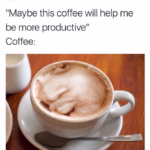 Coffee meme maybe this coffee will help me be more productive