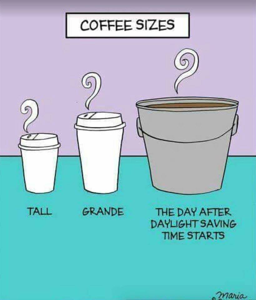 coffee after daylight savings starts image