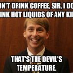 Sinful rube coffee meme