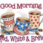 coffee meme says red white and brew coffee 4th of july coffee meme