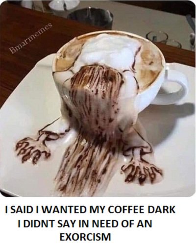 Artsy fartsy coffee meme