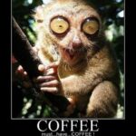 Coffee eyes tells the whole story