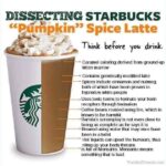 coffee meme dissecting starbucks pumpkin spice latte think before you drink