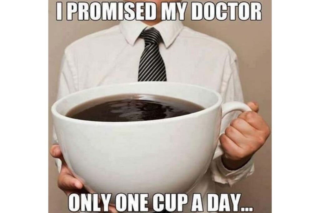 One cup a day